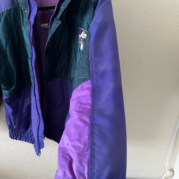Vintage JOFF Performance 90s Windbreaker Jacket – Teal & Purple - Picture 14 of 14